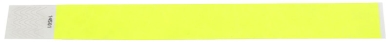 Tystar 1-inch - unprinted neon yellow | box of 1000