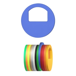 Garderobenmarken - OHNE Nummerierung Blau