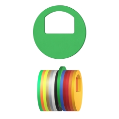 Garderobenmarken - OHNE Nummerierung Grün