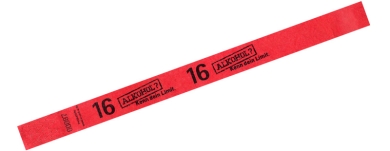 Tystar mit Standarddesign 16 - Rot (Aufdruck in Schwarz) | 500er Pack