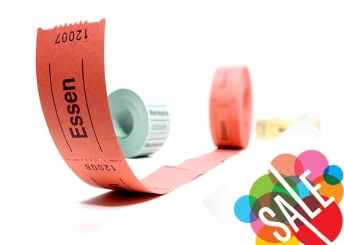 Voucher rolls with standard texts 