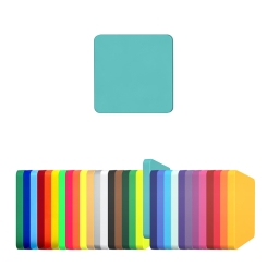 Wertchip 25 x 25 mm Türkis