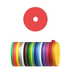 Wertchip Ø 29 mm mit 6 mm zentralem Loch Rot