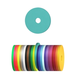 Wertchip Ø 29 mm mit 6 mm zentralem Loch Türkis