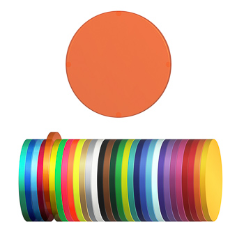 Token Ø 38 mm orange-transparent
