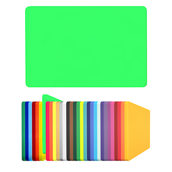 Token 60 x 40 mm neon green