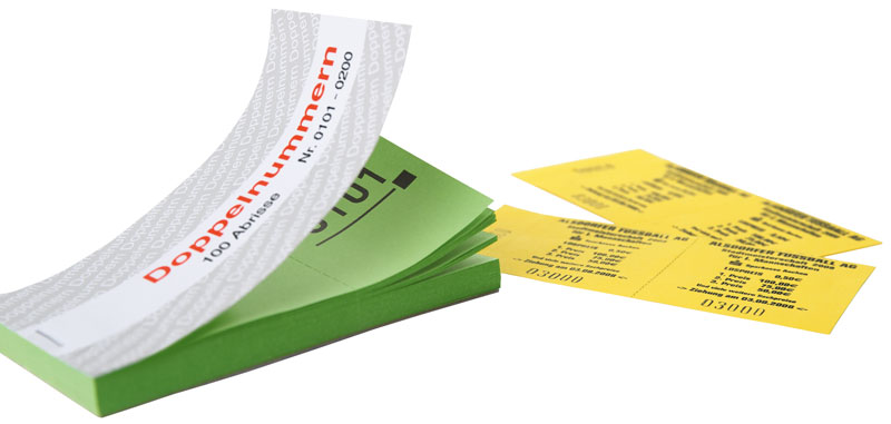 Custom Printed 500 MINI-RAFFLE TICKETS Numbered & Perforated Card Stock 